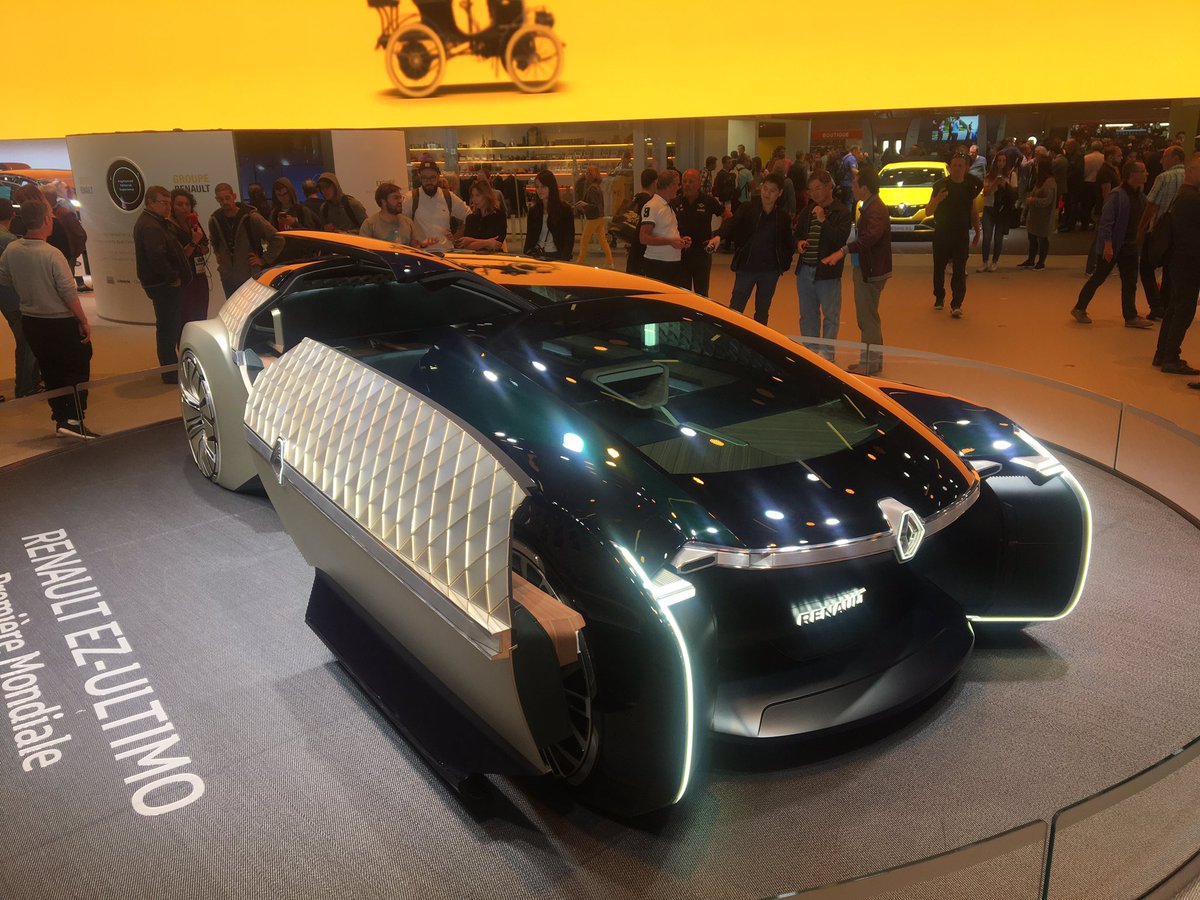 BenCFletcher's tweet image. Driverless concept cars from Renault 👏👏👏 #ParisMotorShow