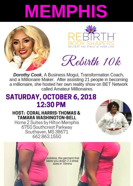 MsCoralHarris's tweet photo. Attention! Attention! The Millionaire Maker is in Memphis, TN. Come and transform your life. Join me to reshape your body or reposition your finances. Learn from Ms. Cook personally. https://t.co/kJCirBV2Wh