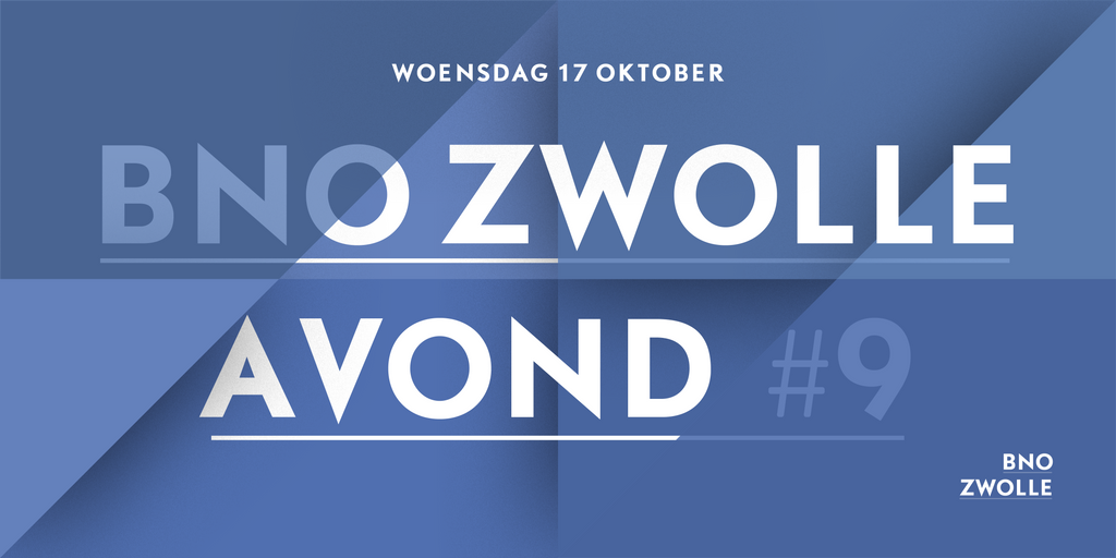 BnoZwolle's tweet photo. Woensdag 17 oktober vindt de 9e editie van BNO Zwolle plaats met @StudioNaam en Sterre Hendriks van Studio Brun en @wildventuresnl. Claim je stoel via het facebook event https://t.co/fjXezoNpHE of via Eventbrite: https://t.co/LJzQCiNP3W! https://t.co/nIV6g56M2J