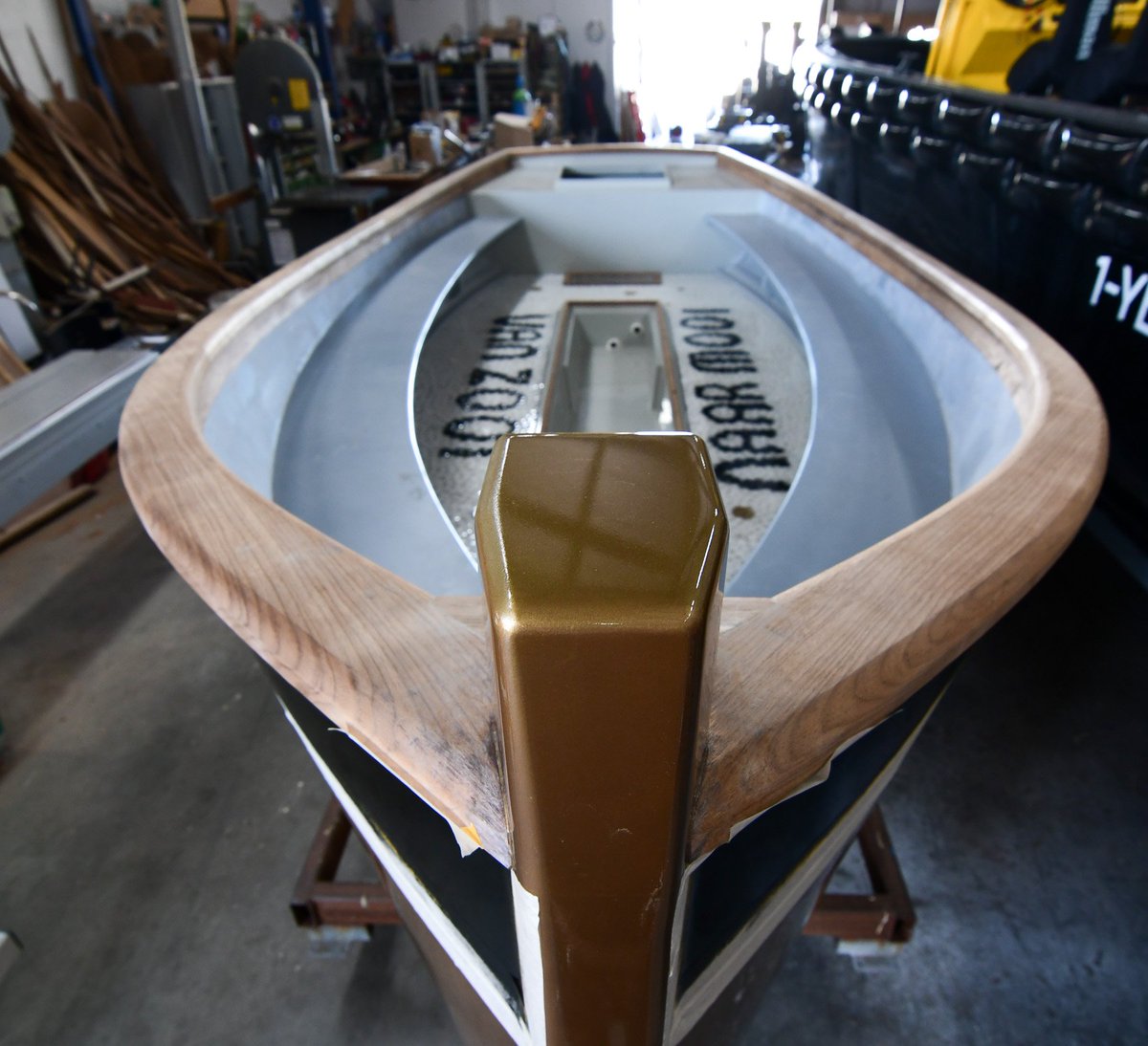 ThePlasticWhale's tweet image. There she is! Our newest boat, soon to be launched. If you're in Rotterdam on the 9th, check out our Facebook feed for more details!