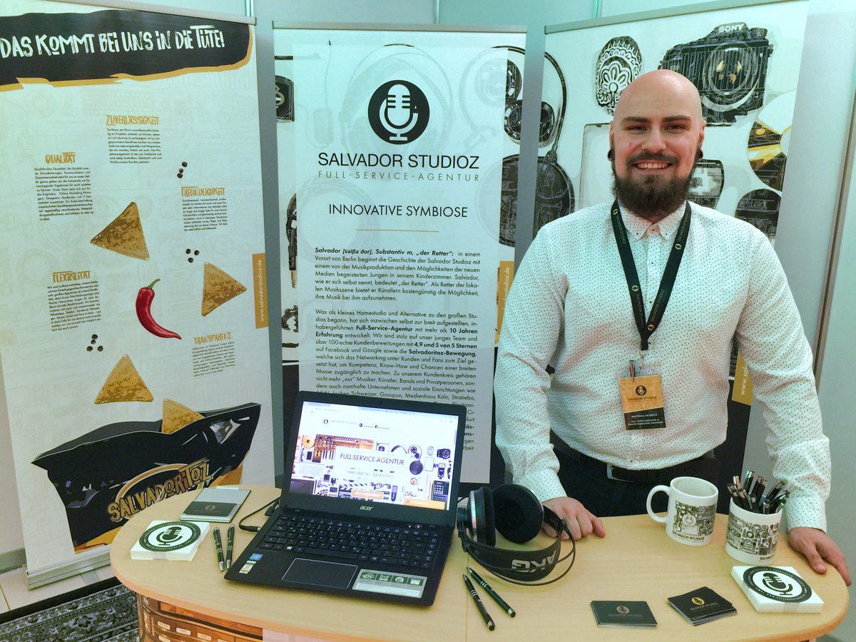 Salvador Studioz ist die einzige Agentur, die Freelancer und Startups brauchen. Sagt die Agentur aus Münster von sich selbst. Sie bietet kostengünstig Tonaufnahmen im Studio, Grafik- und Webdesign, Foto, Video und vieles mehr. salvadorstudioz.de