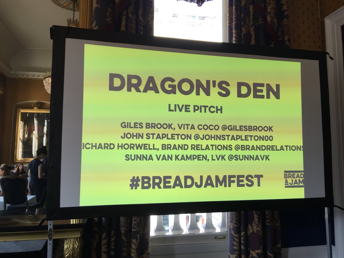 SandraHobson's tweet image. About to start the Dragon’s Den session with @johnstapleonn00 #breadjamfest