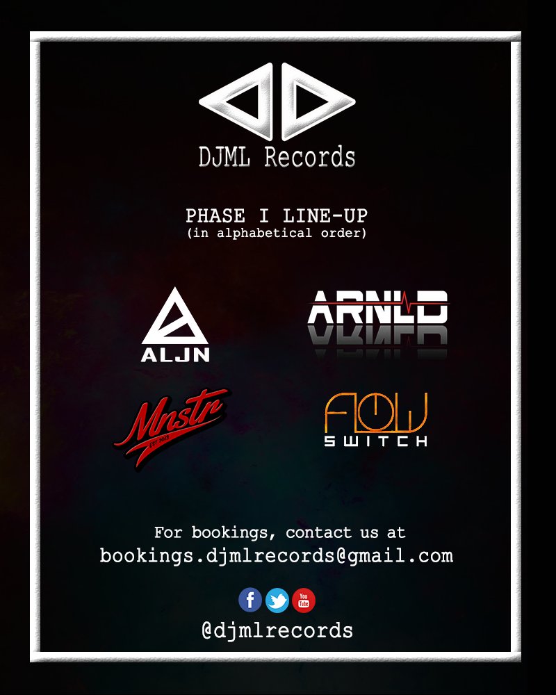 djmlrecords's tweet photo. After a month of talent scouting, we are proud to present to you the DJML Records Official Phase I Line-up of DJs and Producers. We are now ready to own the stage! 🙌 https://t.co/XKIwPhsju6