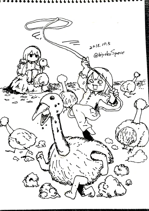 チキン
 #inktober #Inktober2018 #インクトーバー 