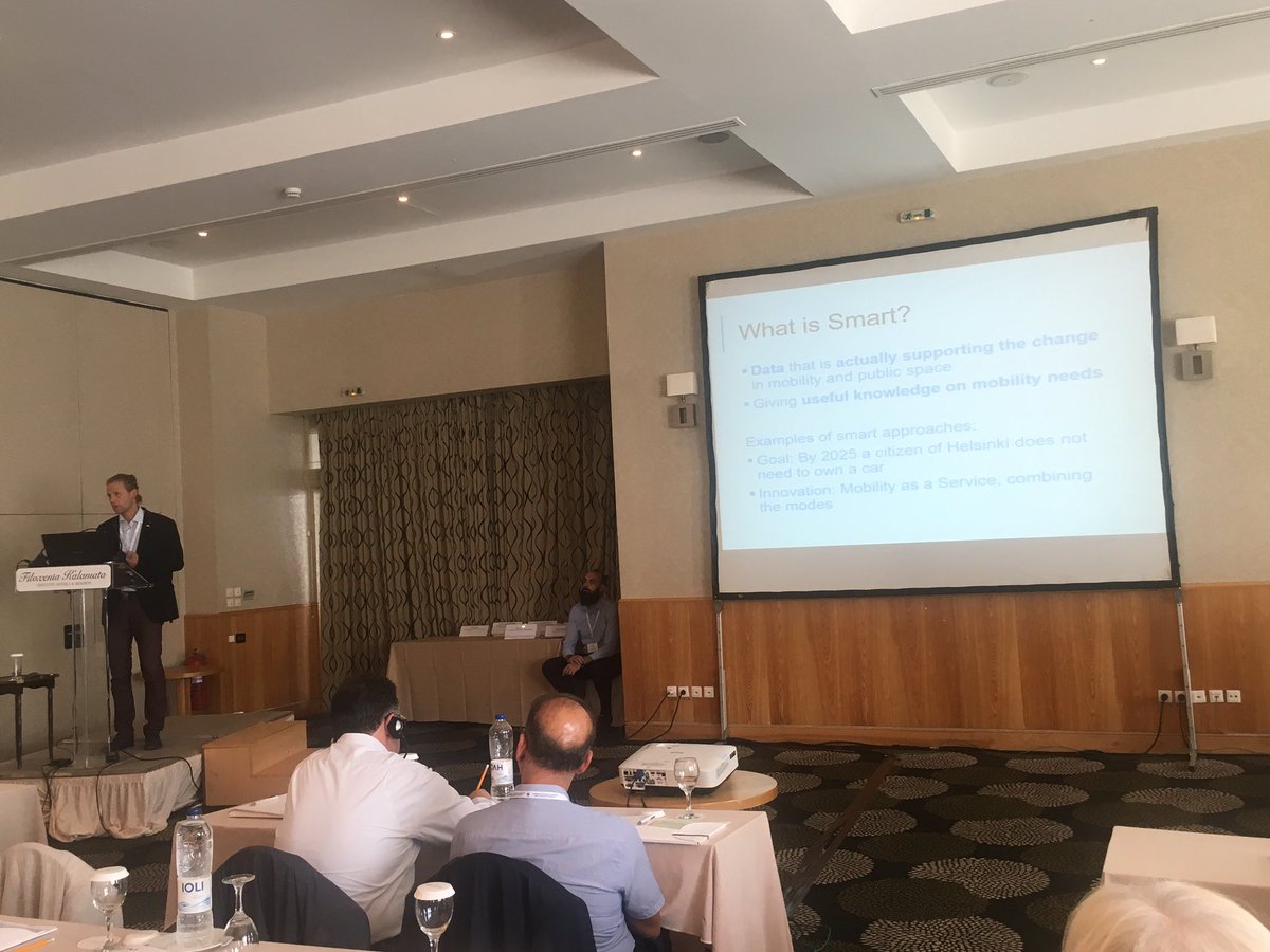 EKTgr's tweet photo. #SmartStats4SmartCities conference @marekrannala (Positium LBS, Estonia): Mobile positioning data has opened a new quality level for sustainable urban mobility planning https://t.co/pgKfoauaXc