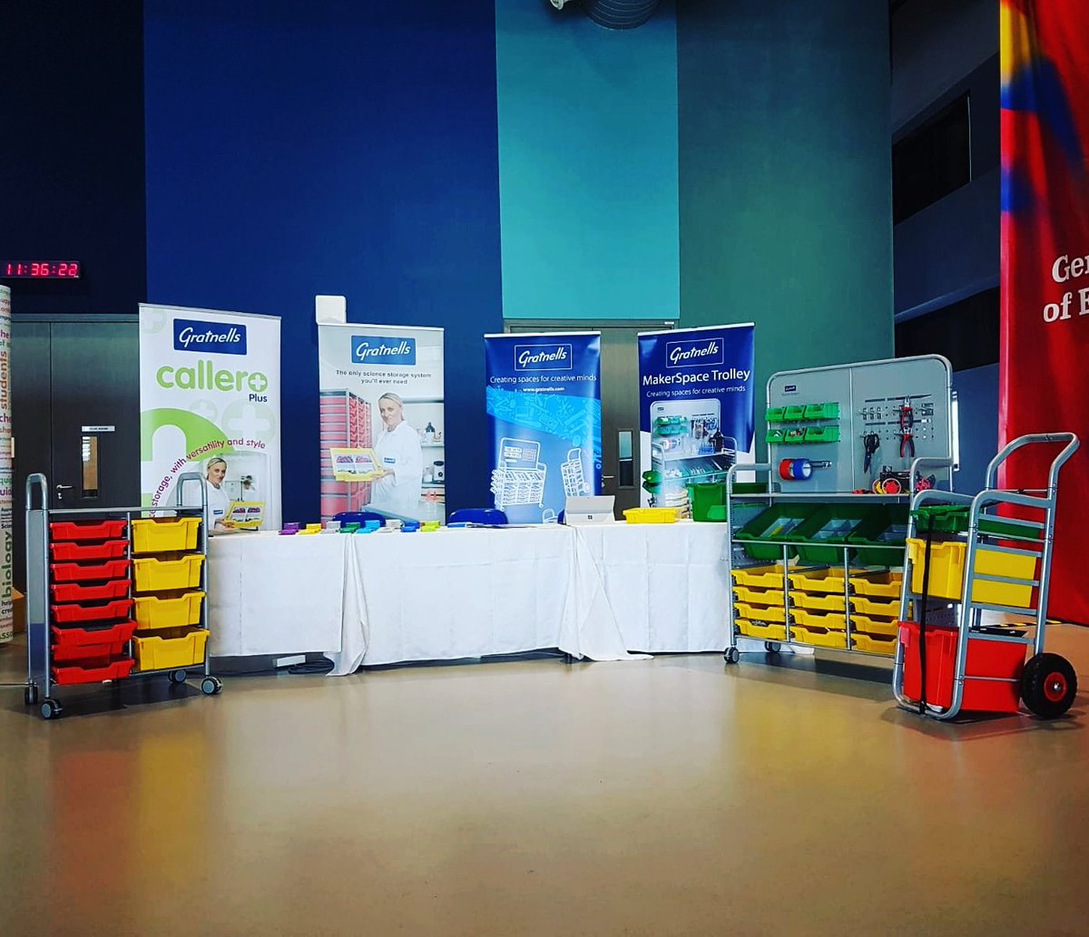 Gratnells's tweet photo. #Gratnells are in #Singapore this week for the International #STEM Conference hosted by @dt_supplies and @timstarlab How cool does our Callero Plus Range look?! ππβ€ #theSTEMconf https://t.co/FCPOii4m89