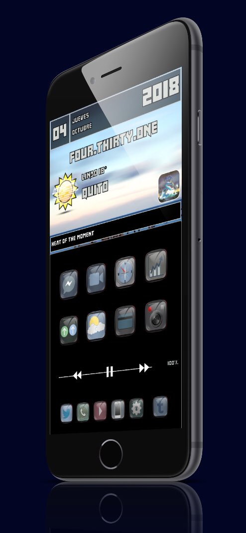 Av62712's tweet photo. Para Todos Los Gustos 🏞
@ProfeJuANTONIO 😊
Theme:
#CoolMint by @SteveMeyer420
#AE by @s0ftman
Wallpaper by @id3viant in Discord
Widget Lock Plus Pro
#AV15 by me 😁
In #LPP by @JunesIphone
For Every Taste ‼️
Simple Also Looks Great 👍🏼
#XenHTML #Cydia #Jailbreak #Theme https://t.co/OmCiegNFNw