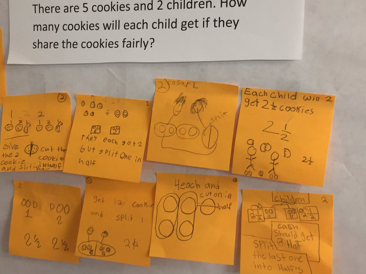 Adamson_teach's tweet image. The power of a sticky note @MtVernonWoods! Students love to investigate the thinking of others. #sharedthinking #MVWES