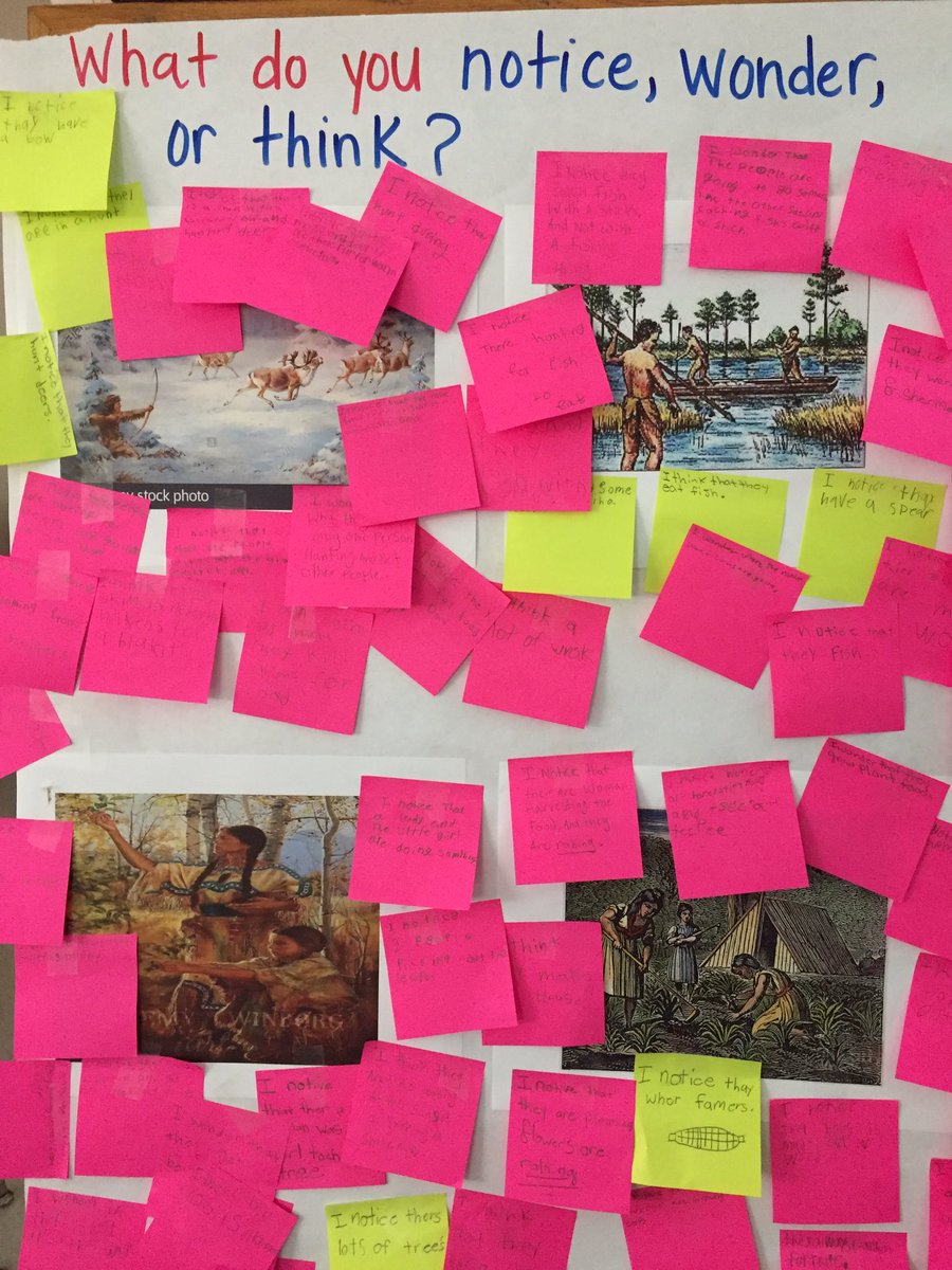 Adamson_teach's tweet image. The power of a sticky note @MtVernonWoods! Students love to investigate the thinking of others. #sharedthinking #MVWES