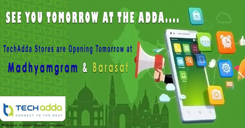 TechAddaStores's tweet photo. We are committed to make the life of our consumer really convenient by making them reaching us easily. See you tomorrow at our new stores in Madhyamgram and Barasat #newmobilestore #mobilestore #mobile #techadda #techaddastores #buymobile https://t.co/v5IMObXdA1