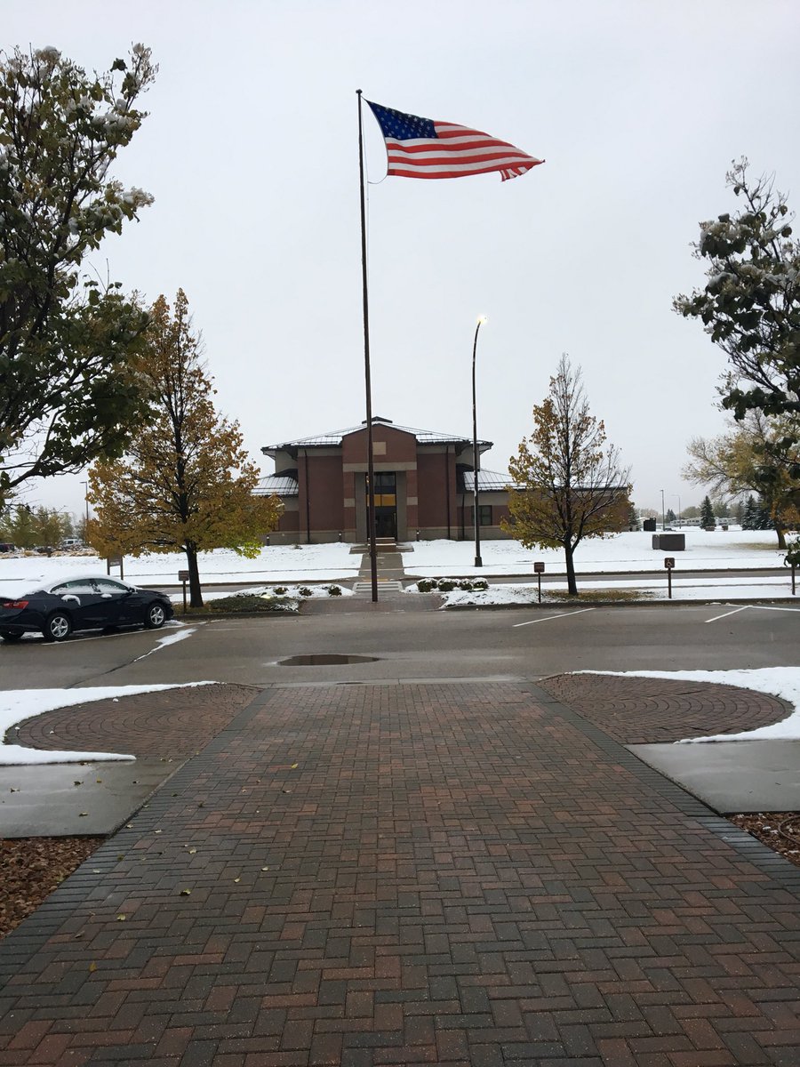 GFAFBChief's tweet photo. Got that #FridayFeeling ...a chilly ☝️ @USAF_ACC ...I think the Warriors of the North &amp; our fantastic partners @GrandForksCity + @EGrandForksMN get to claim dibs as the first base to get the “white stuff” this year!  #WoTN #globalhawkbase https://t.co/3t01HKSQqb