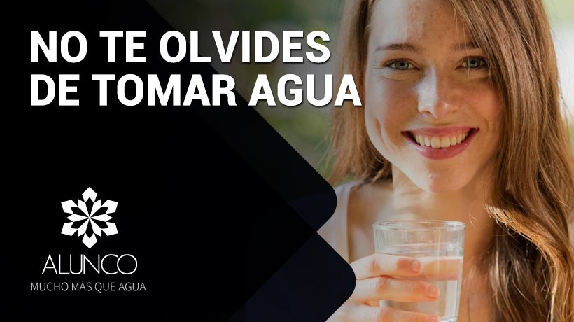 Terminá la semana de la mejor manera. No te olvides de tomar agua!! 
#AlunCo Buen fin de semana para todos!! 💦😋🙌☝