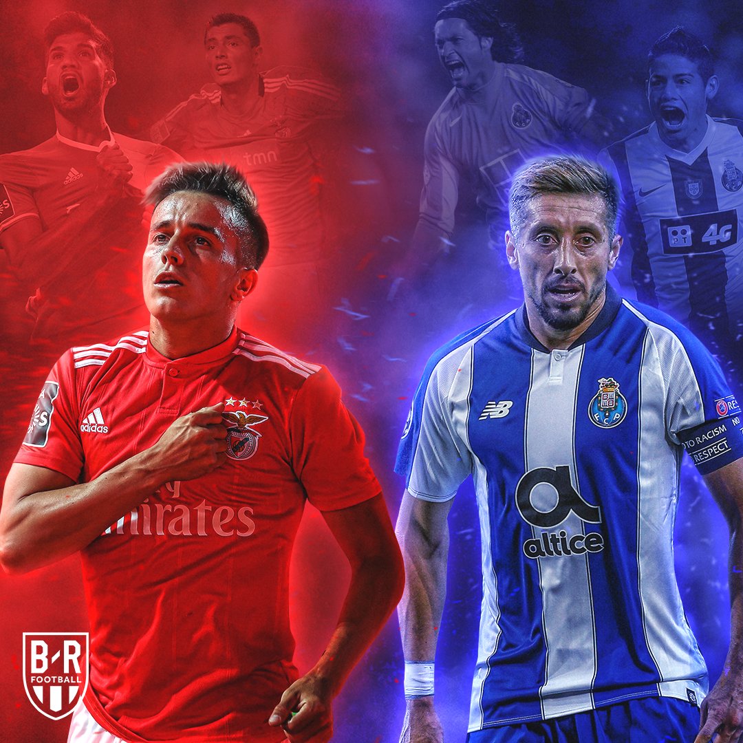 brfootball's tweet photo. South vs. North. Spenders vs. Workers. Red vs. Blue. Benfica vs. Porto is one of football’s deepest rivalries | @_marcus_alves https://t.co/F2bAeCXgaZ https://t.co/af0ff0AoJE