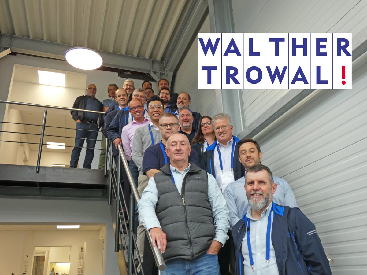WaltherTrowal's tweet photo. Our colleagues from @WaltherTrowalUK and Walther Trowal USA were here for an international sales meeting. Great discussions!

 #teamWT

 Unsere Kollegen von @WaltherTrowalUK and Walther Trowal USA waren hier zum internationalen Sales Meeting. Schön, dass ihr da wart.

 #teamWT https://t.co/B7WbNQF37M