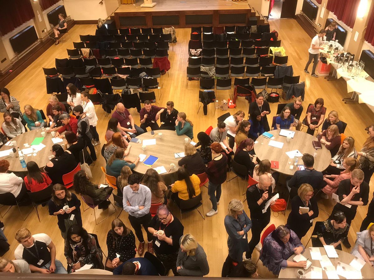 ASLIuk's tweet photo. Buzzing atmosphere and networking at #GoingPro18 with great mixing between students from different universities and training providers. Lots of participants asking for this to become a regular event! #sl1nt #1nt https://t.co/Y6b3tA1MoV