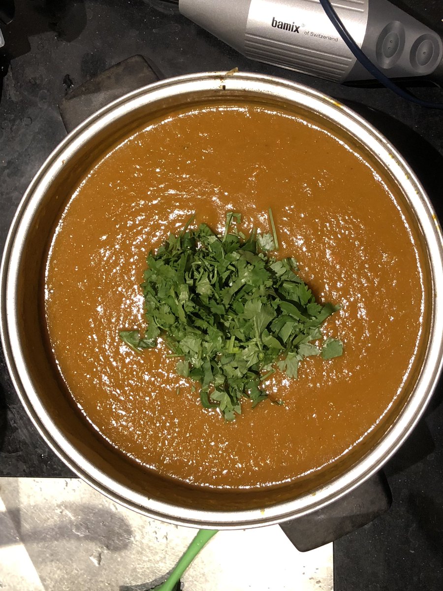 Vanavond Zuid-Hollandse pompoensoep. Nog geen 80% vandaag, wel een mooie start! #ikeetzuidhollands