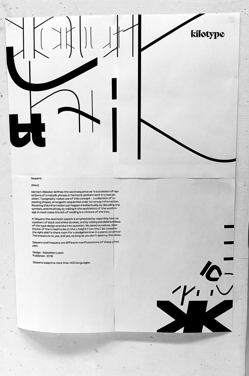 jasonbpidd's tweet photo. #graphicexplorations Friday. From analysis to exploration, good day with #ivcwestminster and @kilotype Sequenz and Frequenz https://t.co/yEOkiu9xdE