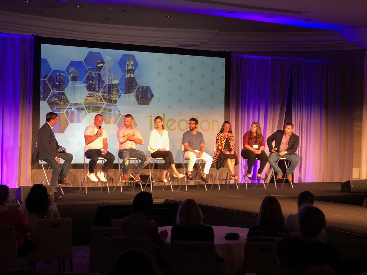 BillGrindle's tweet photo. Enjoying hearing from some thought leaders in Fashion and Technology #ideationGT ⁦@GerberTech⁩ https://t.co/DEcgUnsGJk