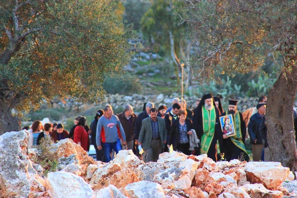 A small church was built again above the holy cave of Saint Barbara after it got bombed by Israel in the second intifada in 2002.