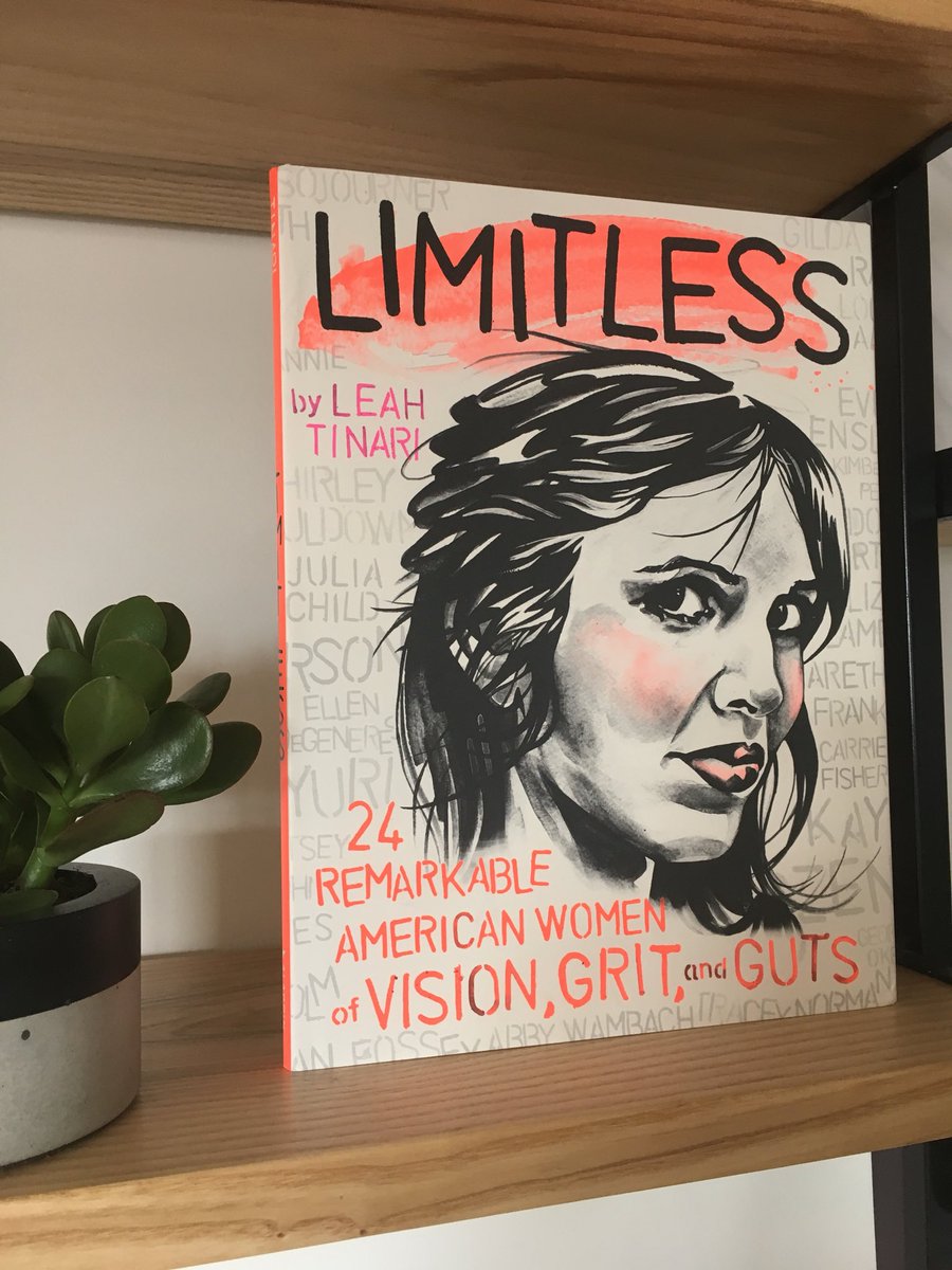 My daughter Franke is gonna lose her mind and be inspired beyond belief.  
Thank you @leahtinari for the advanced copy of #Limitless 
So excited to read this with her!
Everyone has gotta get this book.  @simonandschuster #Aladdin