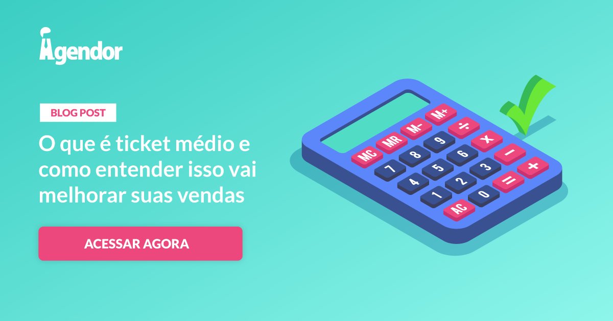 O ticket médio é uma das métricas de vendas mais importantes. Mesmo assim, muitas empresas não sabem como usá-la na prática. Confira como no nosso novo artigo: bit.ly/2ygCcPr