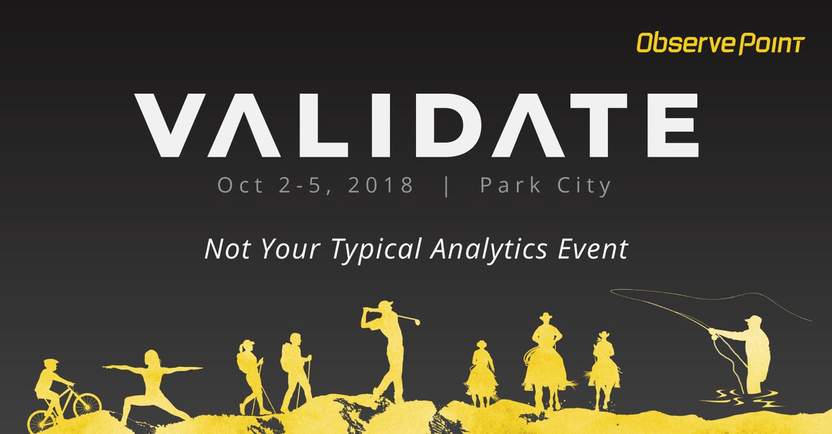 ObservePoint's tweet photo. As #Validate18 comes to an end, we would like to thank all of the amazing people who attended. The sessions and the discussions held with the speakers and attendees were truly impactful. We’re already counting down the days for #Validate19. https://t.co/CfZpyZUnUM
