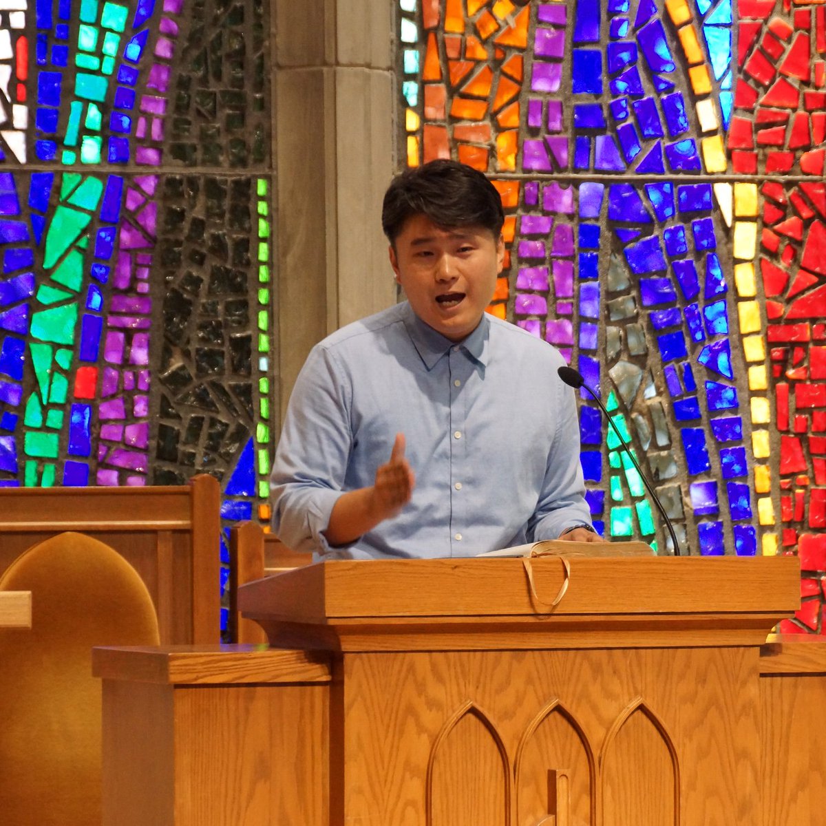 CTSeminary's tweet photo. Two Fridays in a row, we have heard preaching from our amazing international students during Chapel. #CTSemLife #internationalstudent https://t.co/RUiXNOZxKh