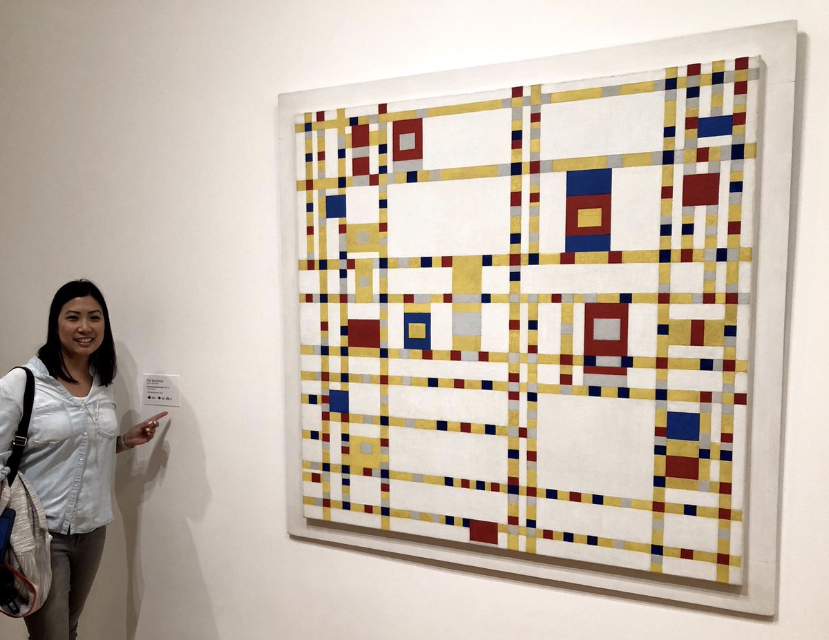 Just wrapped up LEGO Art threaded with Piet Mondrian Meet the Masters &amp; STEAM, and I stumbled upon Broadway Boogie Woogie at MoMA! @Arroyo_TUSD #tusdthrives