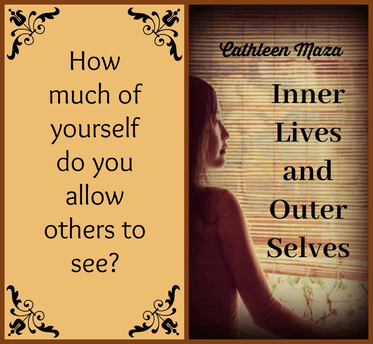 CathleenMaza's tweet photo. New Release!
"Inner Lives and Outer Selves"
Paperback: https://t.co/nL0FWU24Lq
Kindle: https://t.co/JvgA44GZtW
#literaryfiction #WomensFiction #innerlives #secrets #paperback #KindleUnlimited #NewRelease https://t.co/gEJ4Tb2UqS