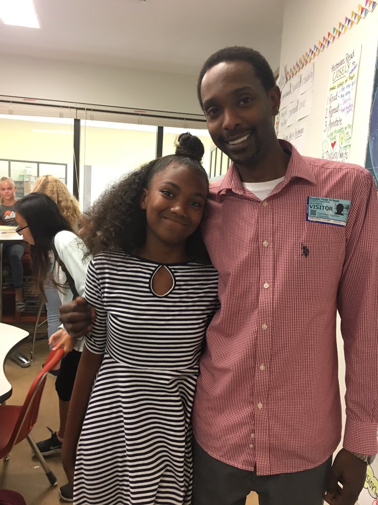 mrssteeledps's tweet photo. @DoublePeak_K8 Students love learning from guest speakers! (Especially when it’s a classmate’s parent) Great information to review learning and perspective about practicing Islam in America. https://t.co/BhZVhwieYe