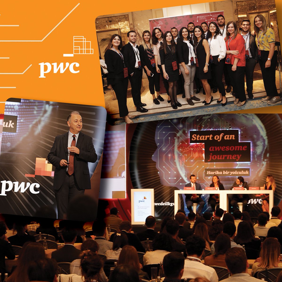 PwC_Turkiye's tweet image. Start of an awesome journey...Welcome to PwC... #pwcdeilkgun