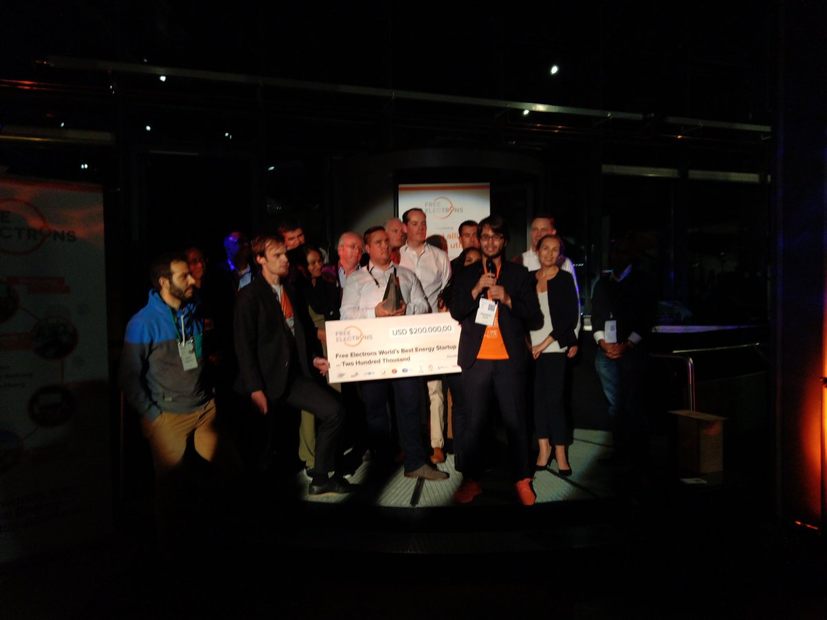 freeelectronspr's tweet photo. Amazing  @MESOL_share ! A huge congrats for being selected as Free Electrons 18 "Best Energy Startup" and winning the 200K Prize. https://t.co/OvolTZX4nx
