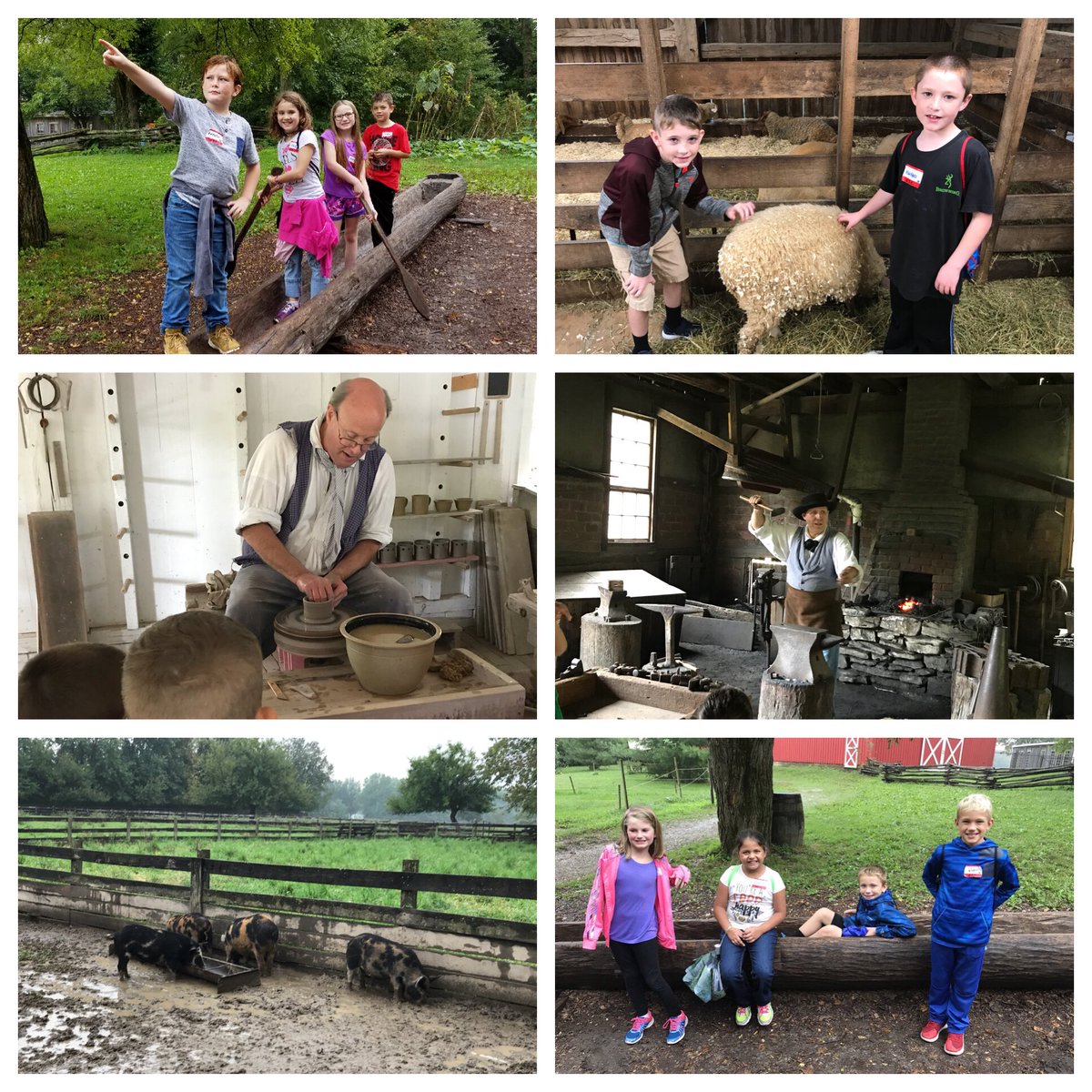 cdkramer5's tweet image. Third graders having so much fun at Conner Prairie! #Prairietown1836 #historyrocks! @ndeschargers @NDESAP @DCCSSuper