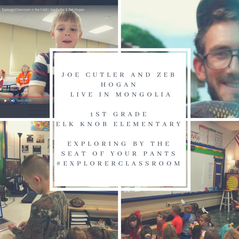 LCPSchool's tweet photo. Exciting day at Elk Knob Elementary with first grade chatting live with fishermen and ichthyologists in Mongolia.
#explorerclassroom @NatGeoEducation @Cutlers_Catch @ZebHogan https://t.co/6QihhPlSmR