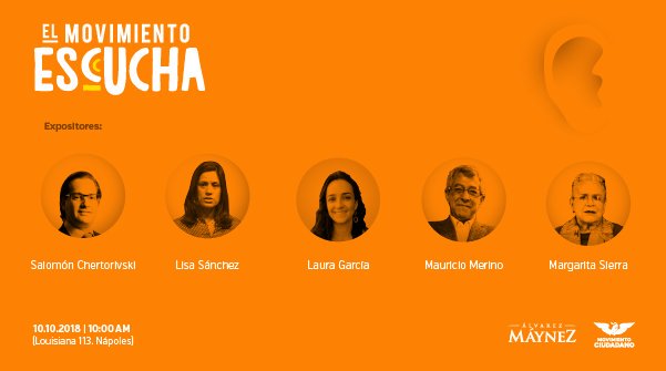 AlvarezMaynez's tweet photo. En diciembre, @MovCiudadanoMX elegirá a una nueva dirigencia. Pero más importantes que las personas son las ideas:

Queremos renovar nuestras causas y nuestra agenda para representarte. Queremos escucharte. Acompáñanos en #ElMovimientoEscucha. https://t.co/0evEnxTNq3