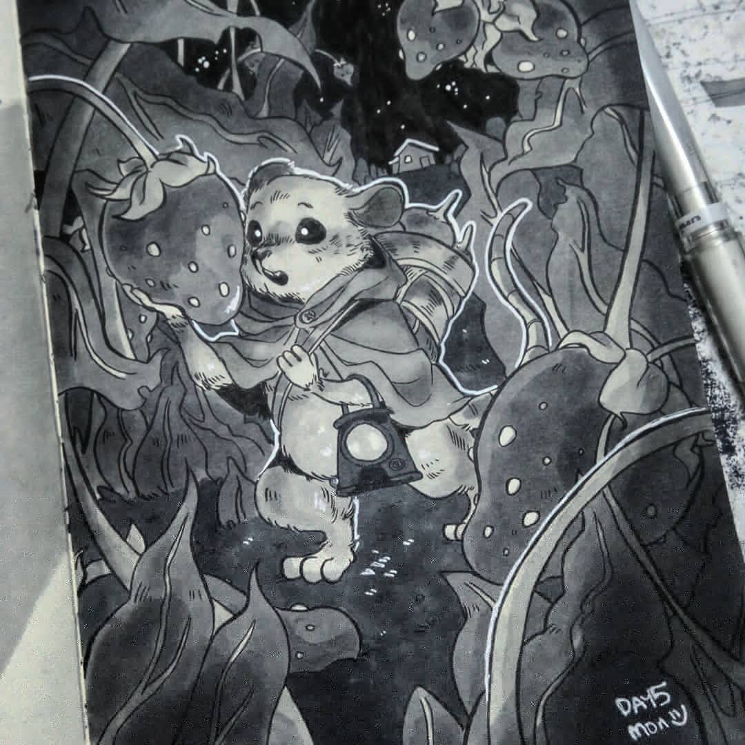 #graphinktober2018 - runaway ?

#inktober2018 #oc 