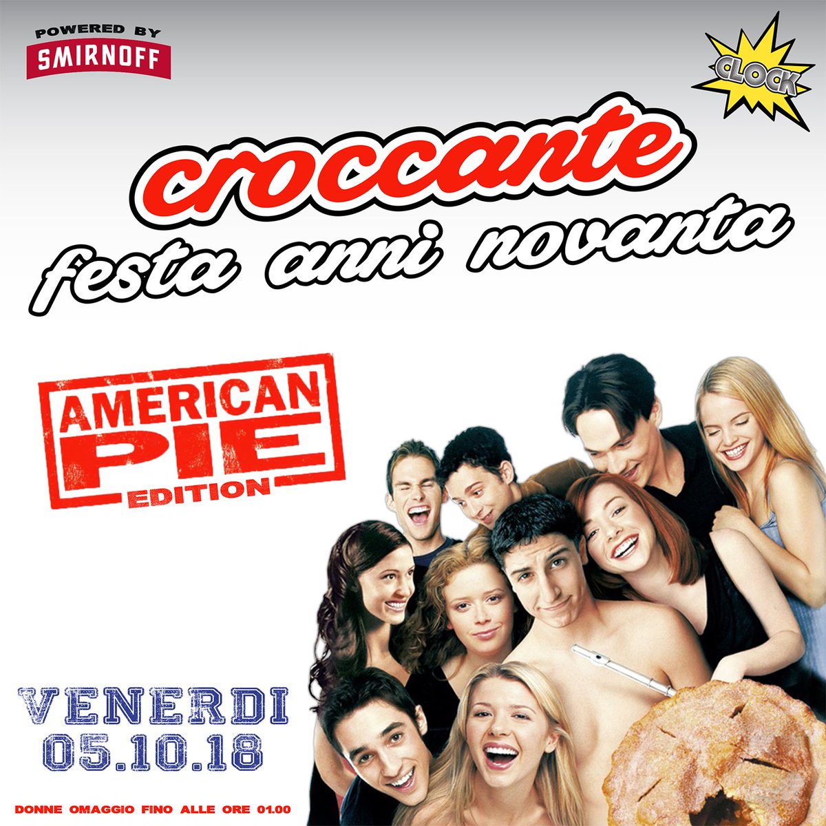 bettodjdeejay's tweet image. VENERDI 05-10-18
facebook.com/events/3138937…
« IL PRIMO ASSAGGIO NON SI SCORDA MAI ! »
#inottatavisipigliatutti #clockclub #terranuova #arezzo #americanpie #pausamerda #bellomaialo #stifler #mammadistifler #croccante #bettodj #croccantefestaanni90 #90s #dance #commerciale #trucidume