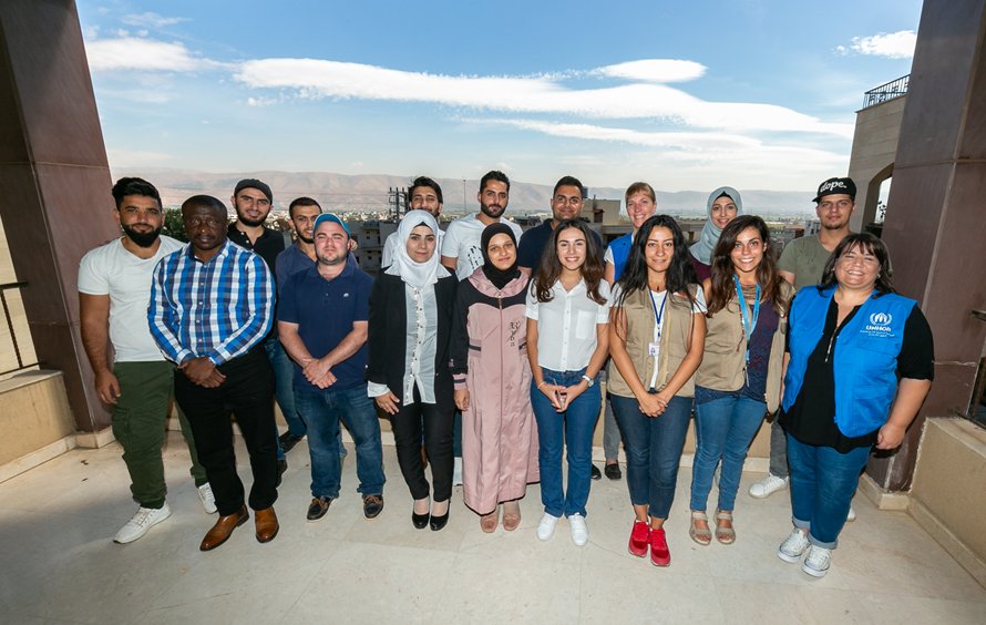 UNHCR_Education's tweet photo. - #HigherEducation nurtures a #generation of future change-makers that can take the lead in identifying solutions to #refugee situations
- Highly educated refugees reduce economic &amp; psychological dependence

@UNHCR_Education with #DAFI students at the @TdhMENA office in Lebanon. https://t.co/5eM8xvCIs2