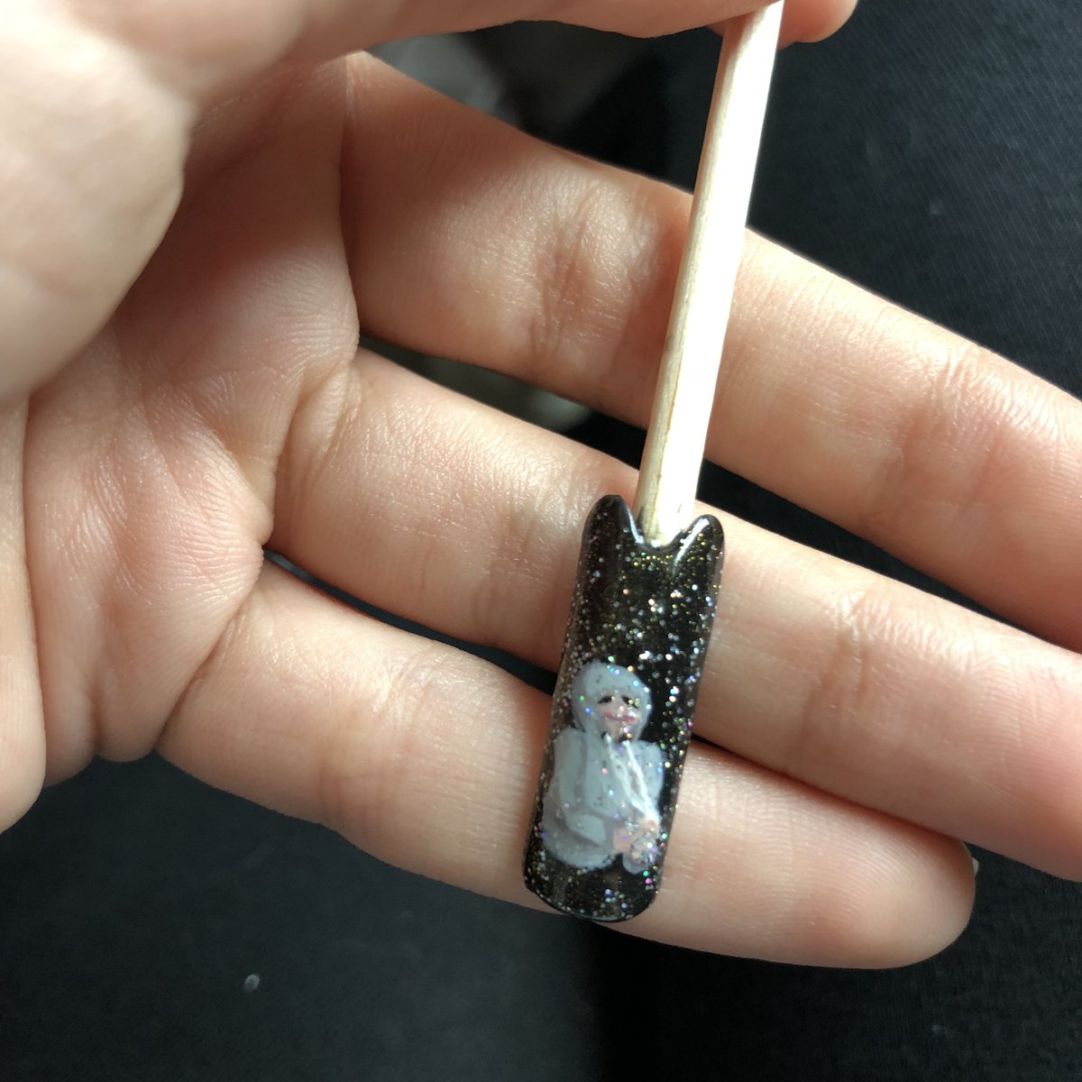 charlyxcharly's tweet photo. I believe you asked for this to be nail art @nailogical I tried https://t.co/jBeuhwYDqh