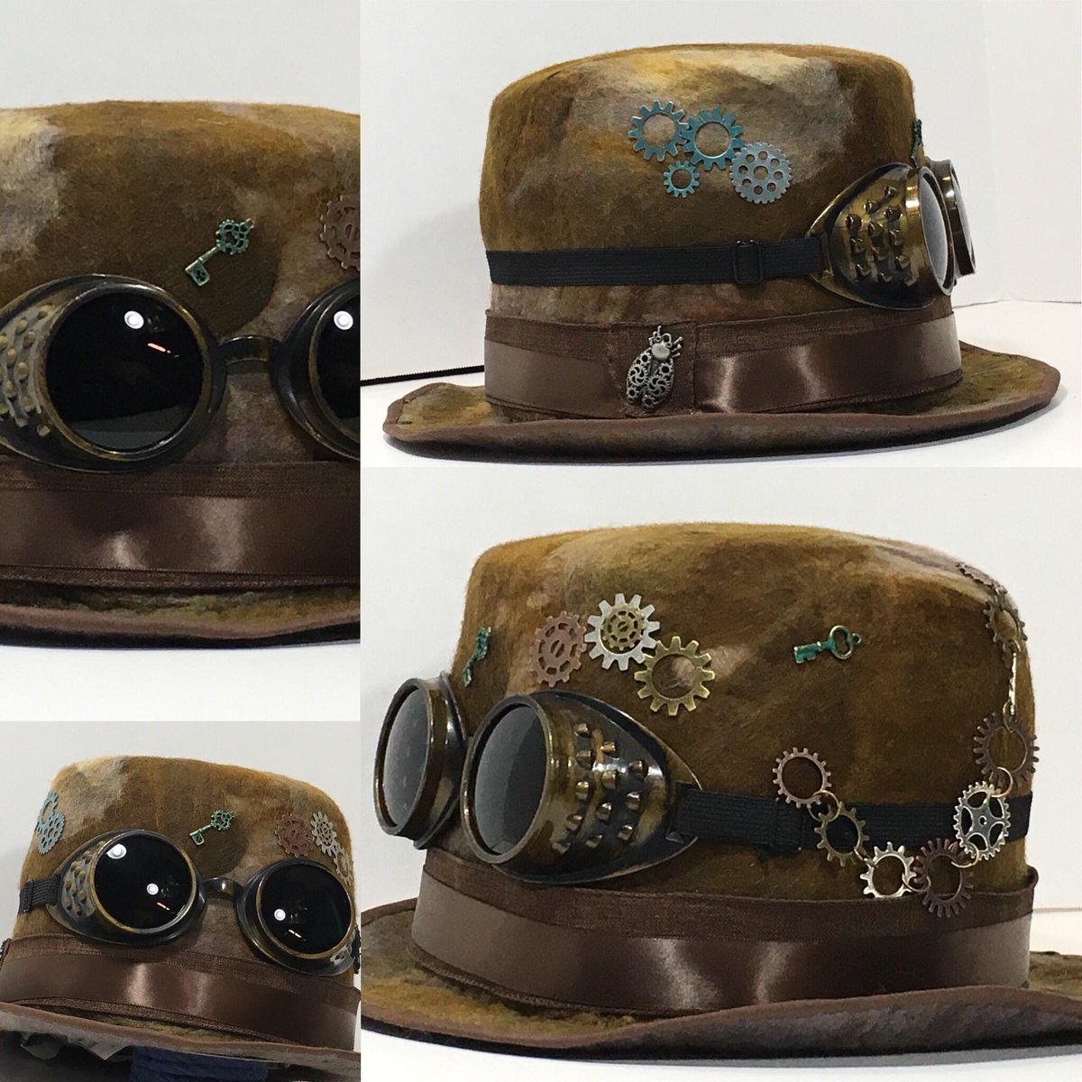 SilverdogAccsry's tweet photo. Shop us at https://t.co/VvoPammALp #silverdogaccessories #fashion #hat #handmade #forsale #hatforsale #fashionstatement #lovethislook❤️ #lovethislook #freeshipping #accessories #summer #winter #vintagelook #vintageinspired #character #felt #wool #silk  #steampunk #tophat https://t.co/x6tv7vqoWh