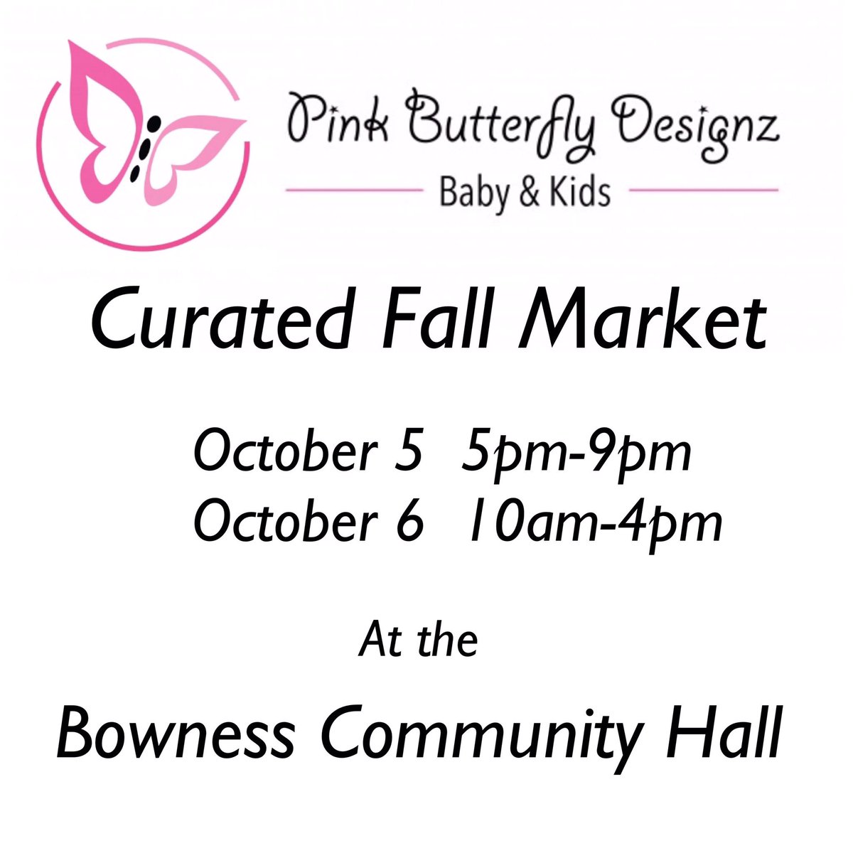 pinkbutterfly_d's tweet photo. Today is the day of the @bycurated_ Fall market! $4 admission at the door!
#YYCBusiness #YYC #fallmarkets https://t.co/PJNFEmbf4B