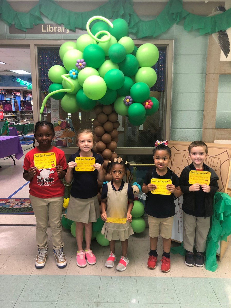 Door prize winners from the Literacy Night last night received $10 to spend at the Scholastic Book Fair! 2nd Grade - Jelaya L, 1st Grade - Savannah T, HS- Margan W, Prek - Kai B, and K - Mason H. Congrats! 

Thanks for all of you who attended! We had an awesome night!
