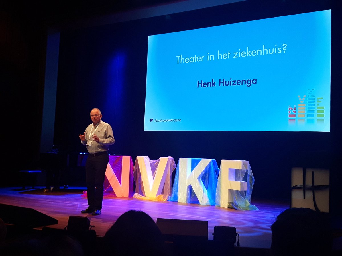 Is er 'Theater in het Ziekenhuis?' Henk Huizenga gaat t ons vertellen 💪🖒 #LustrumNVKF2018 <a href="/VoorzitterNVKF/">Voorzitter NVKF</a>