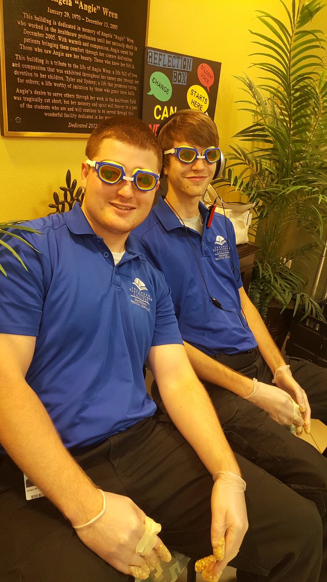 Eastarkaaa's tweet photo. We had 42 nursing and EMT students and staff go through the Virtual Dementia Tour yesterday at the Arkansas Northeastern College in Blytheville #eaaaa #virtualdementiatour https://t.co/SoyNM6JJRe