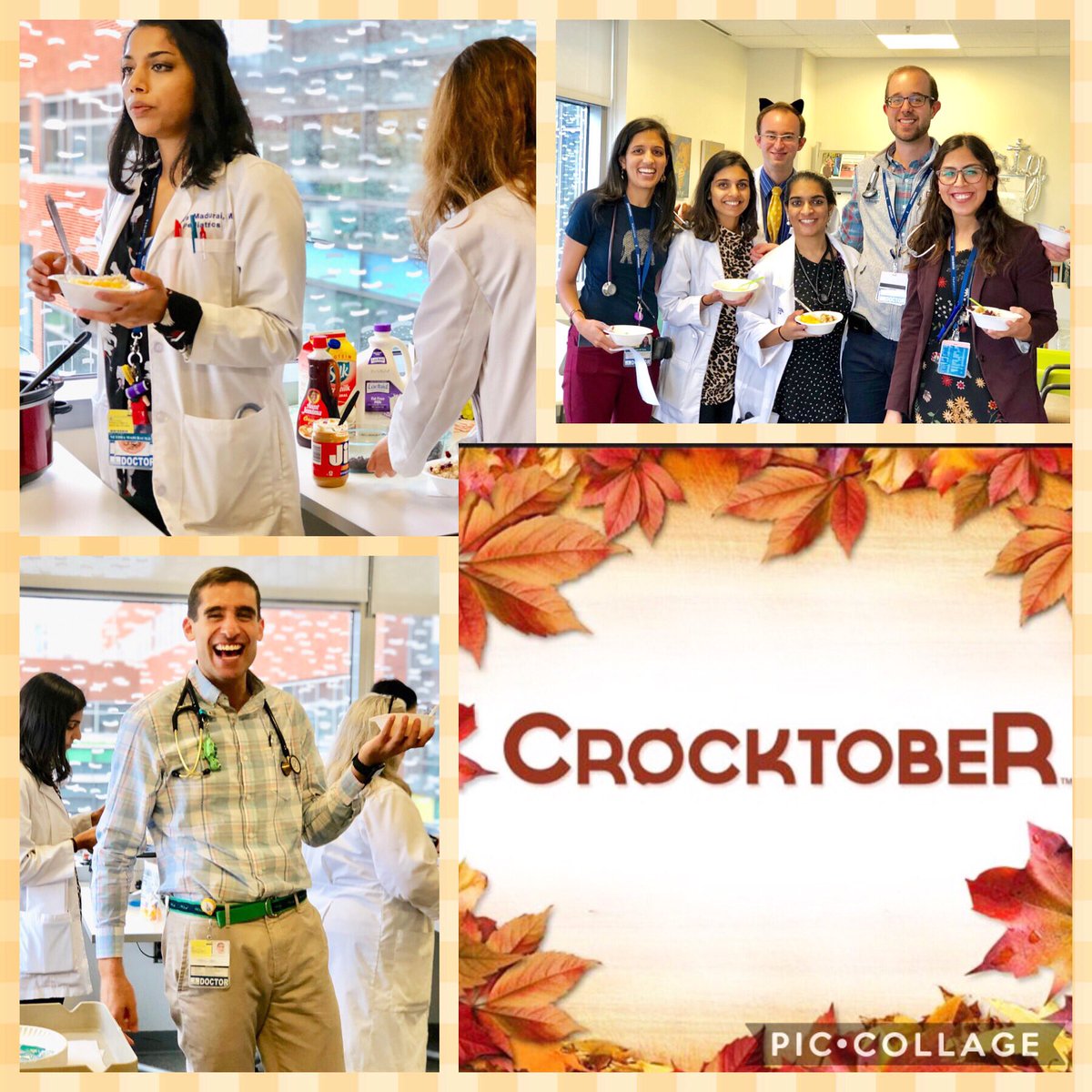 jhpedsresidency's tweet photo. A few of our residents enjoying breakfast this morning at our Crocktober event😋🥣. Be sure to stop by!
#ResidentsRock #WellnessMatters #JhuPeds https://t.co/36v6bOy501