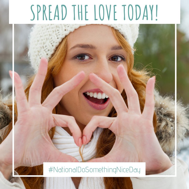 Doing something nice for others can actually bring you #happiness as well! As today is #NationalDoSomethingNiceDay, pay it forward by buying a stranger coffee, complimenting an over-worked colleague, or sending flowers to someone you love "just because"?