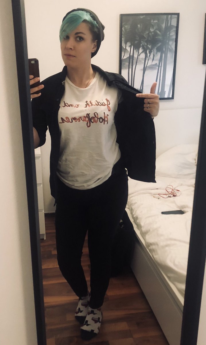 TaylorCBlack's tweet photo. Good morning USA! Mood today. Call these fucks and/or put their severed heads in bags today #NoKavanaugh #judithandholofernes #ordoboth https://t.co/NnPkpEsZNY