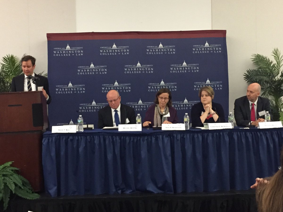 acusgov's tweet photo. Mass Comments in #Rulemaking panel underway with Steven Balla, Christina McDonald Office of the #GeneralCounsel, U.S. Department of #HomelandSecurity, Nina Mendelson @UMichLaw, and Michael Whiting #eRulemaking and #FOIAOnline, @EPA #RulemakingForum. https://t.co/WQW5Bah5gq