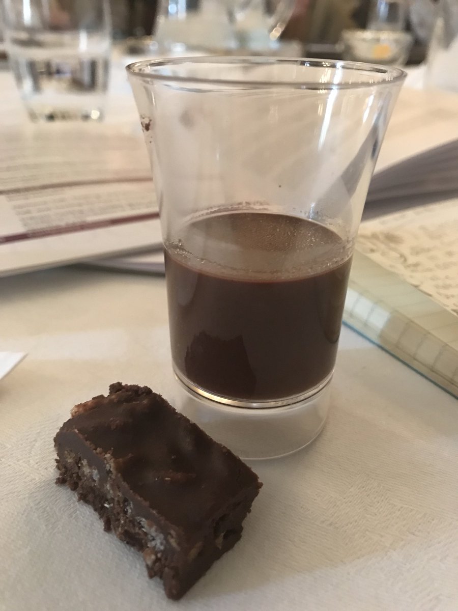 charlottebsmith's tweet photo. I’m liking chocolate conference afternoon tea.. @AcadofChocolate #workingreallyhard https://t.co/WKXt5Zi52u