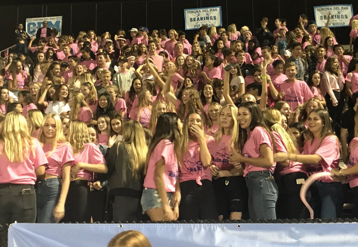 1st home game in 6 weeks and 1st home game since school started. We have wanted a long time for this. Last year was fun but this year is going to be crazy. Pink Out tonight-GET THERE EARLY AS ITS GOING TO BE PACKED! We are Kings Krew Strong @SoCalSidelines <a href="/MAlvarez02/">Manny Alvarez</a> <a href="/ocvarsity/">ocvarsity</a>